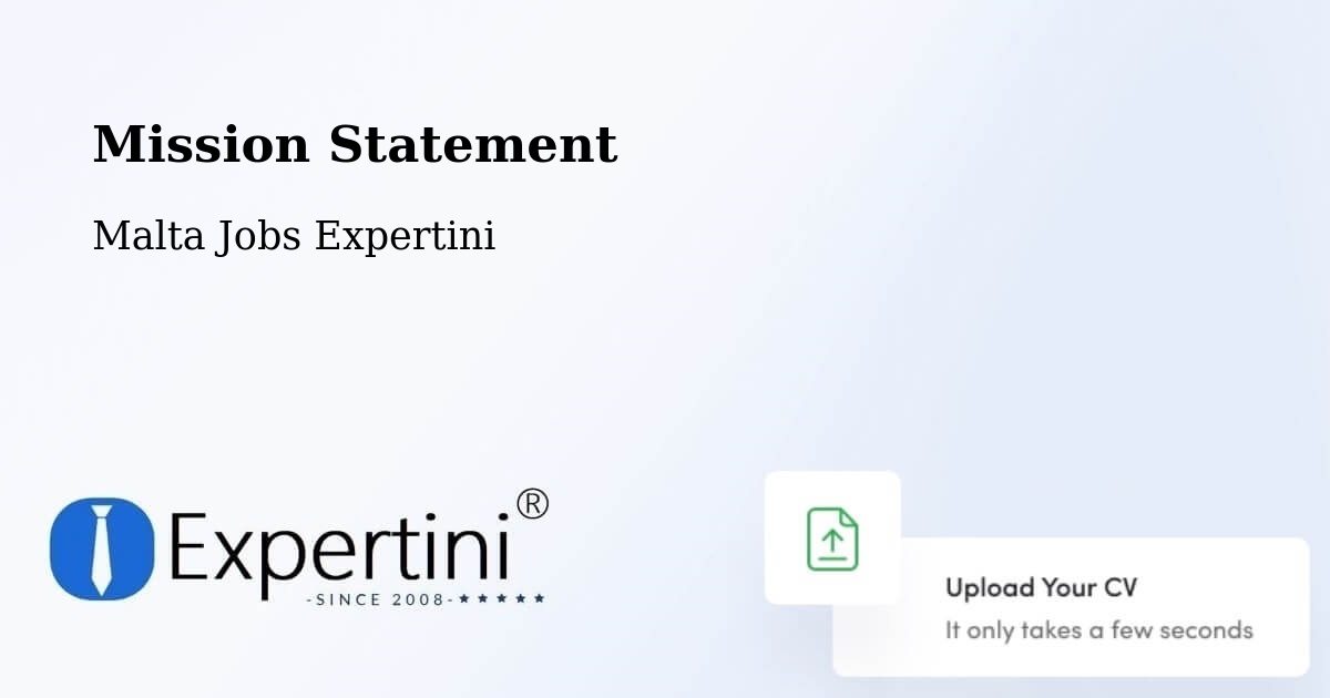 Corporate Mission – Mqabba - Malta Jobs Expertini